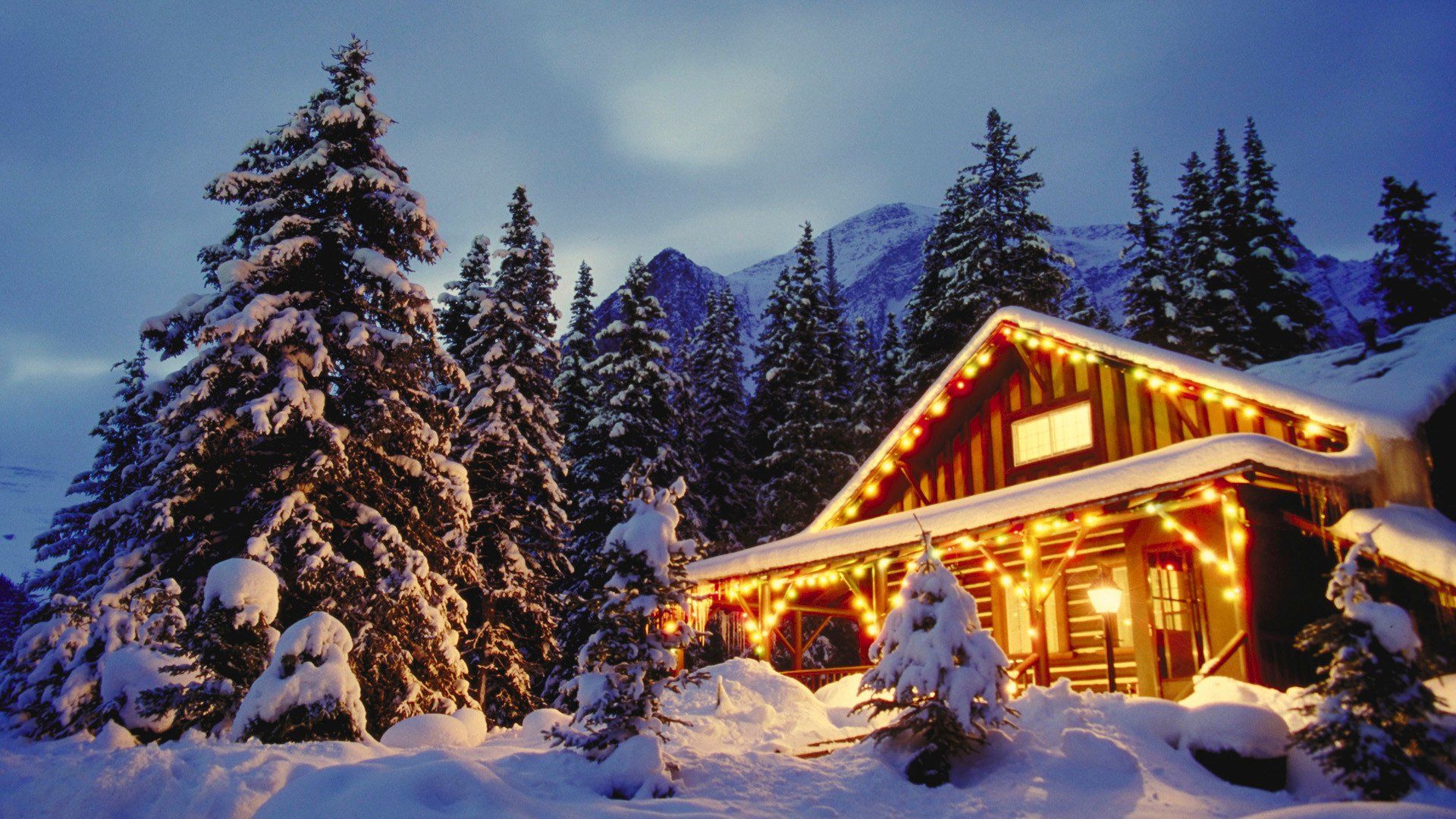 Winter Cabin Wallpapers