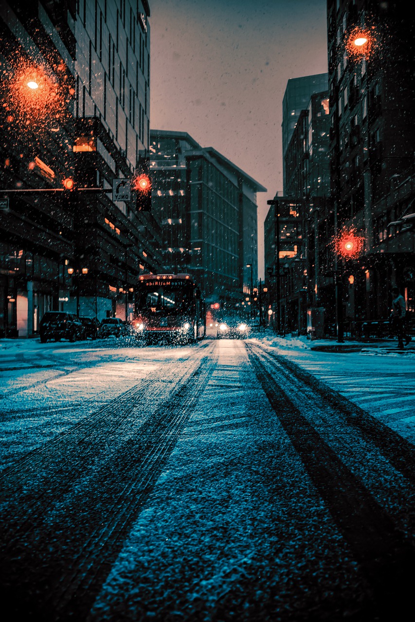 Winter City Lights Wallpapers