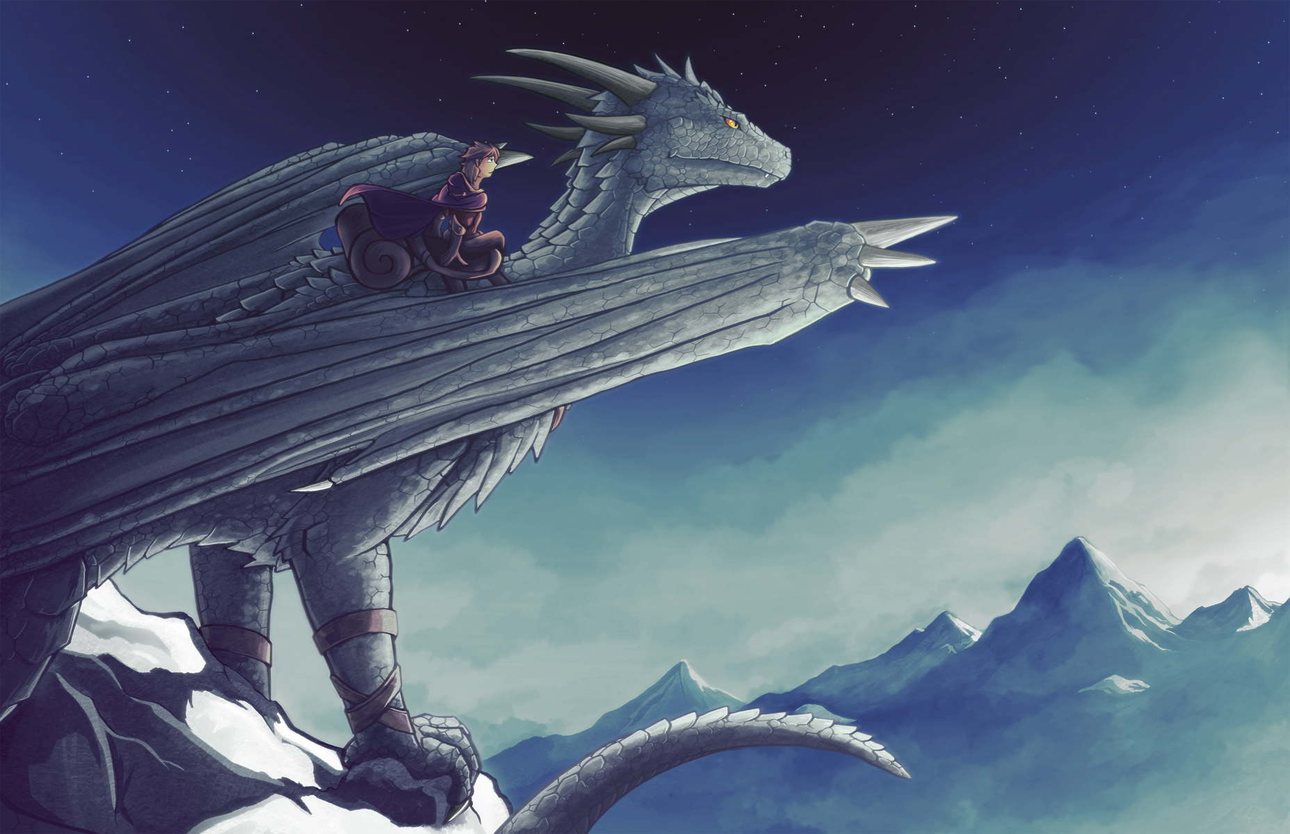 Winter Dragon Wallpapers