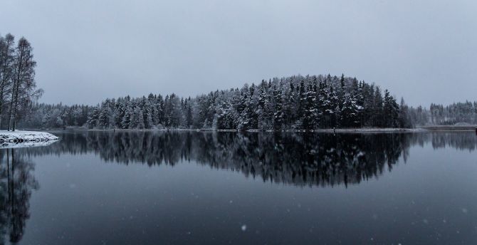 Winter Lake Wallpapers