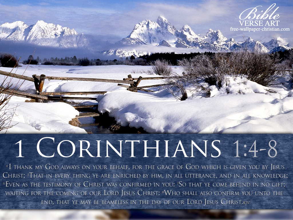 Winter Scripture Wallpapers