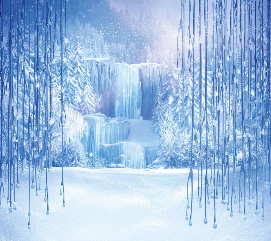 Winter Waterfall Wallpapers