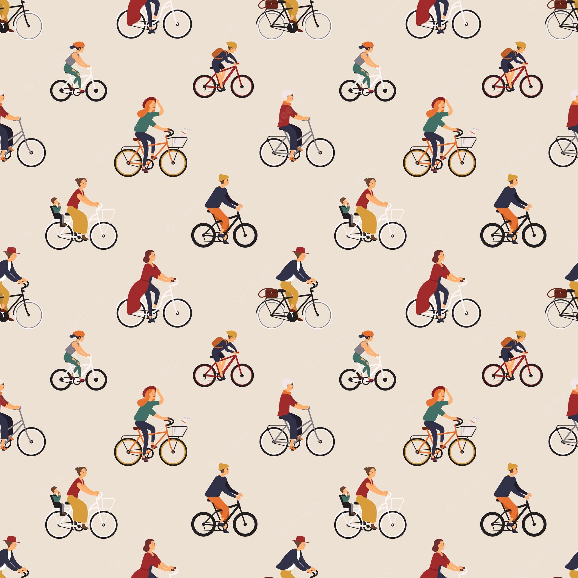 Women Bicycle Wallpapers