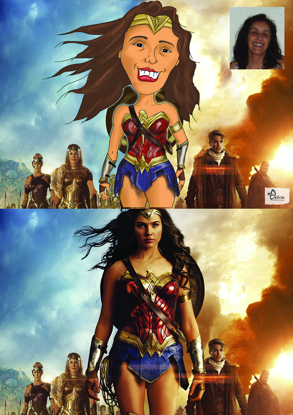 Wonder Woman Cartoon Wallpapers