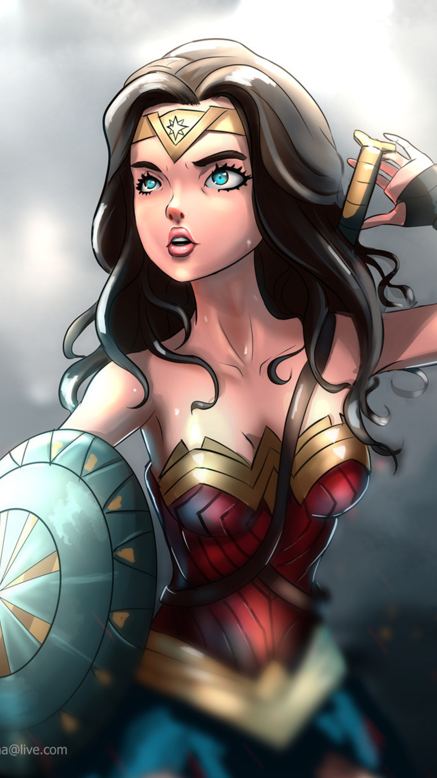 Wonder Woman Cartoon Wallpapers