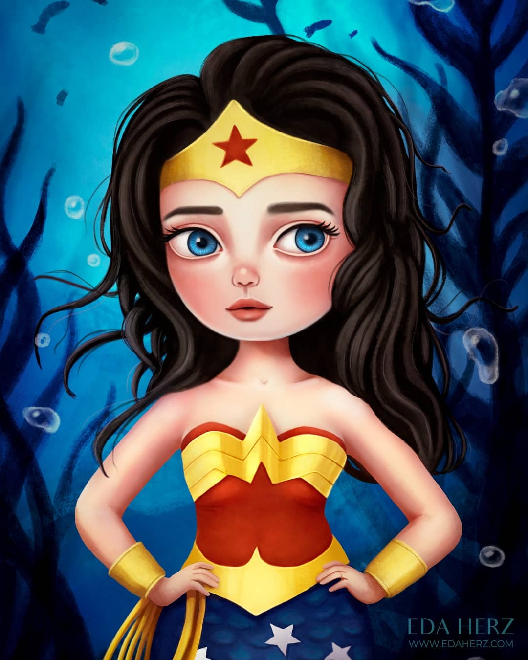 Wonder Woman Cartoon Wallpapers