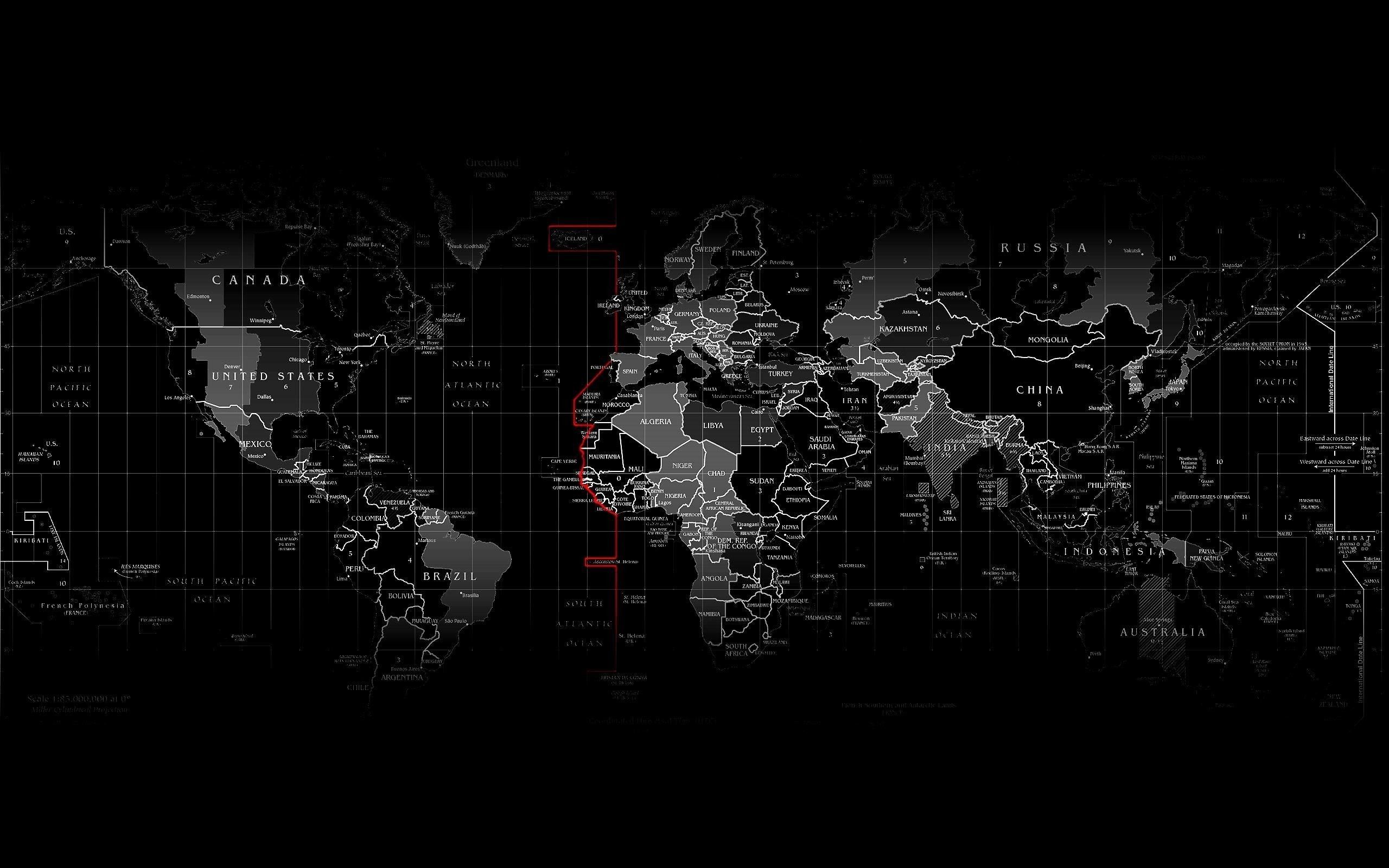 World Map 4K Wallpapers