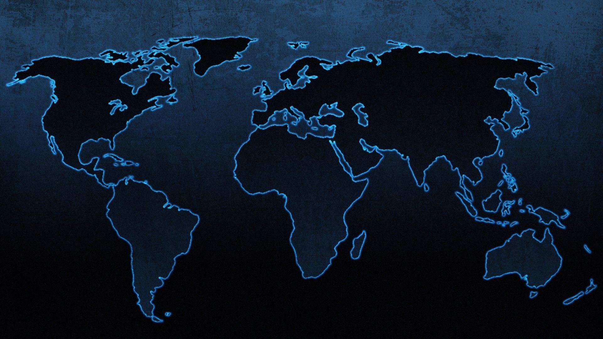 World Map Digital Wallpapers