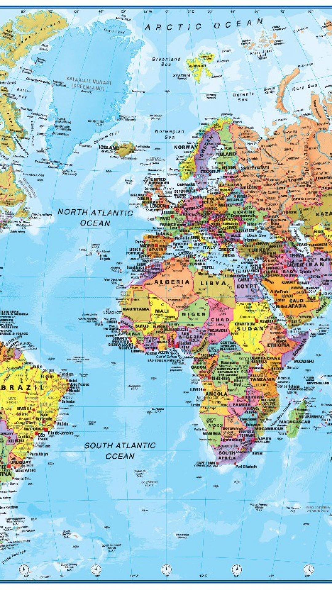 World Map Iphone Wallpapers