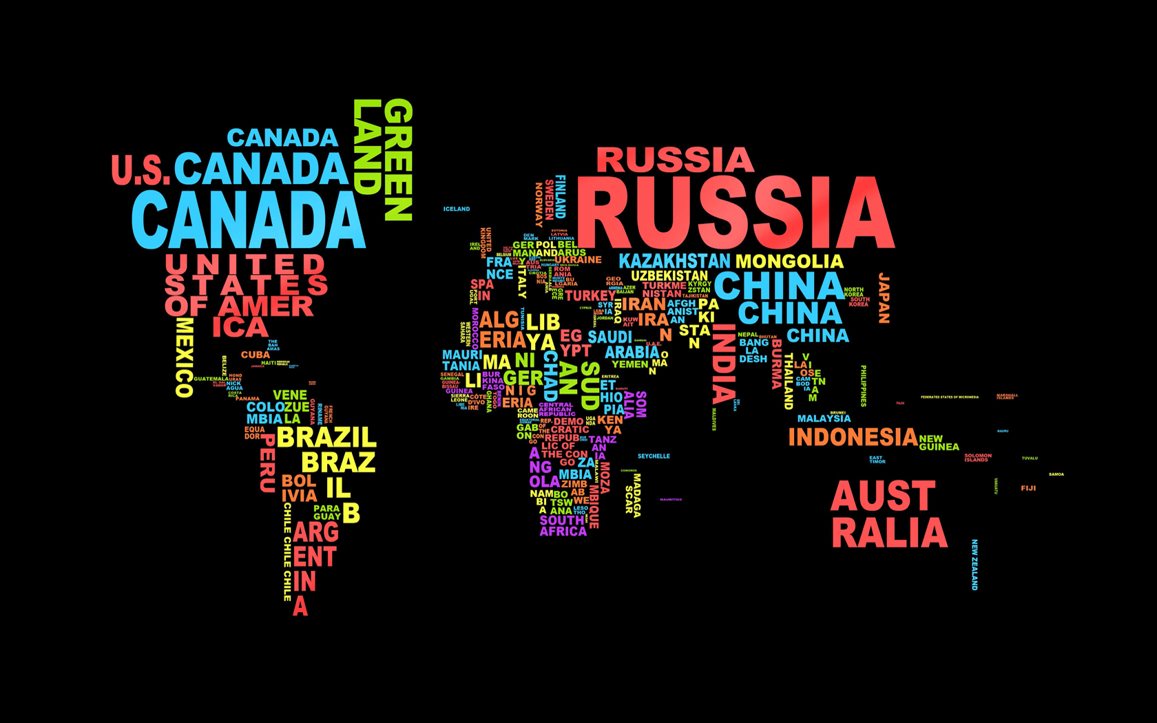 World Map Screensaver Wallpapers