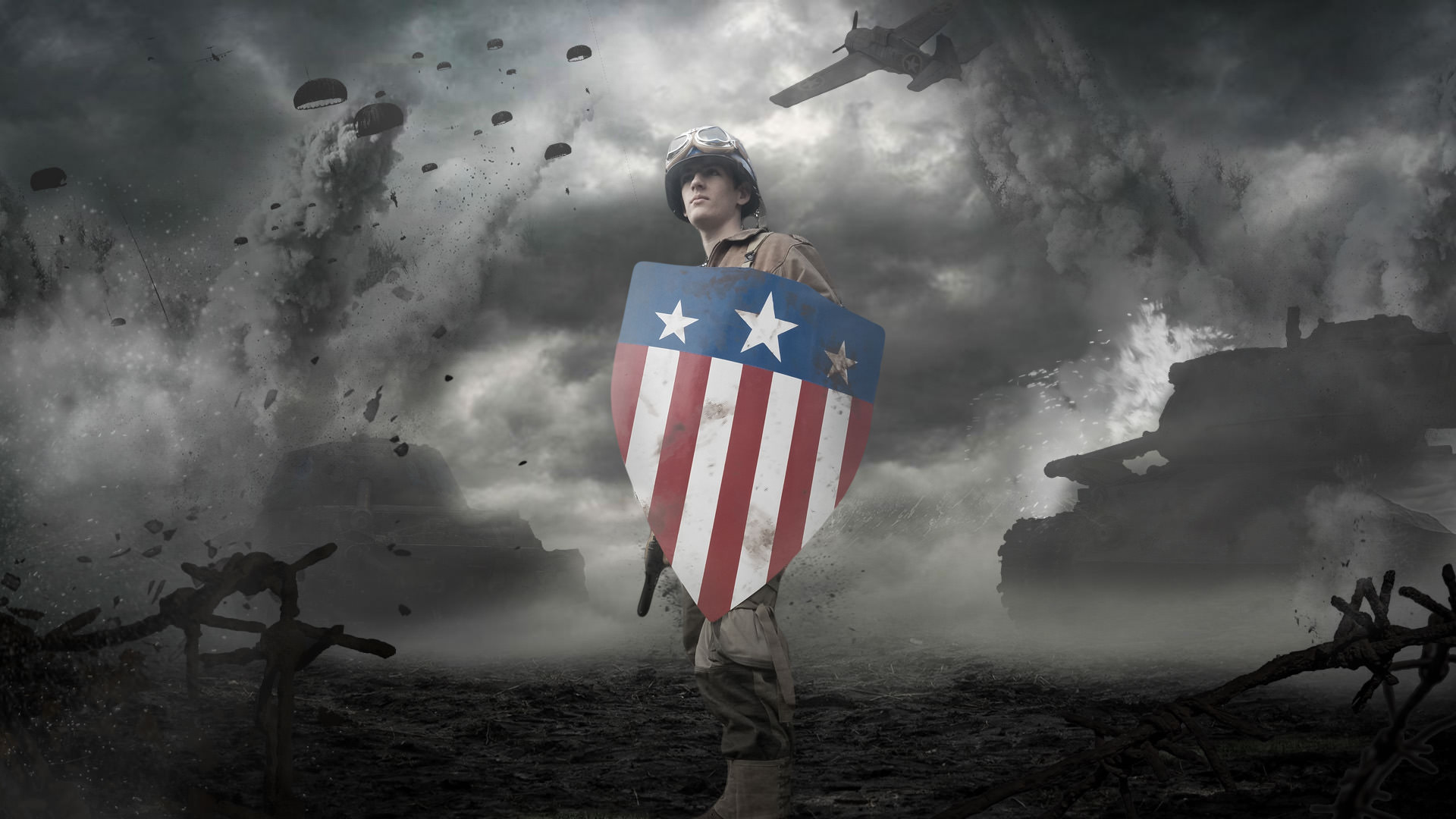 World War 2 Captain America Wallpapers