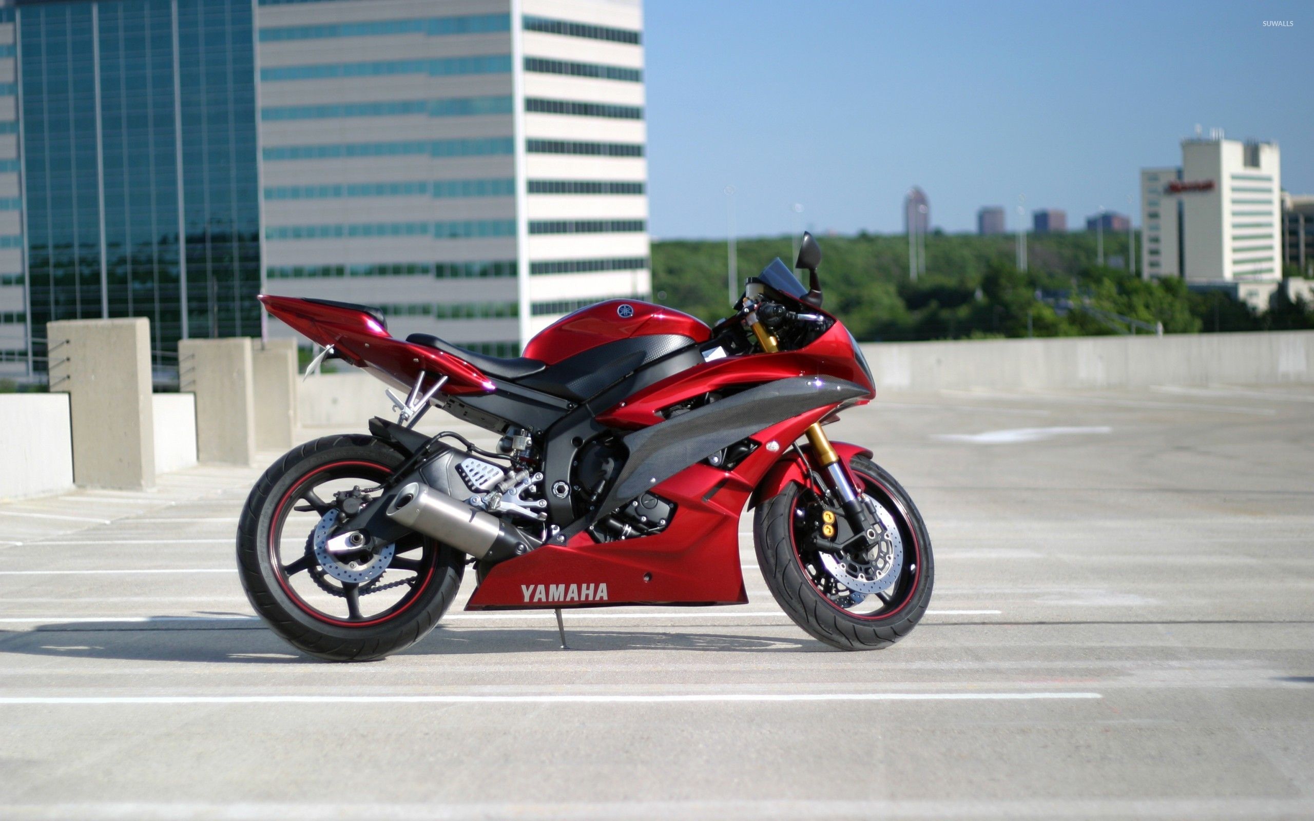 Yamaha Red Motorcycle Wallpapers