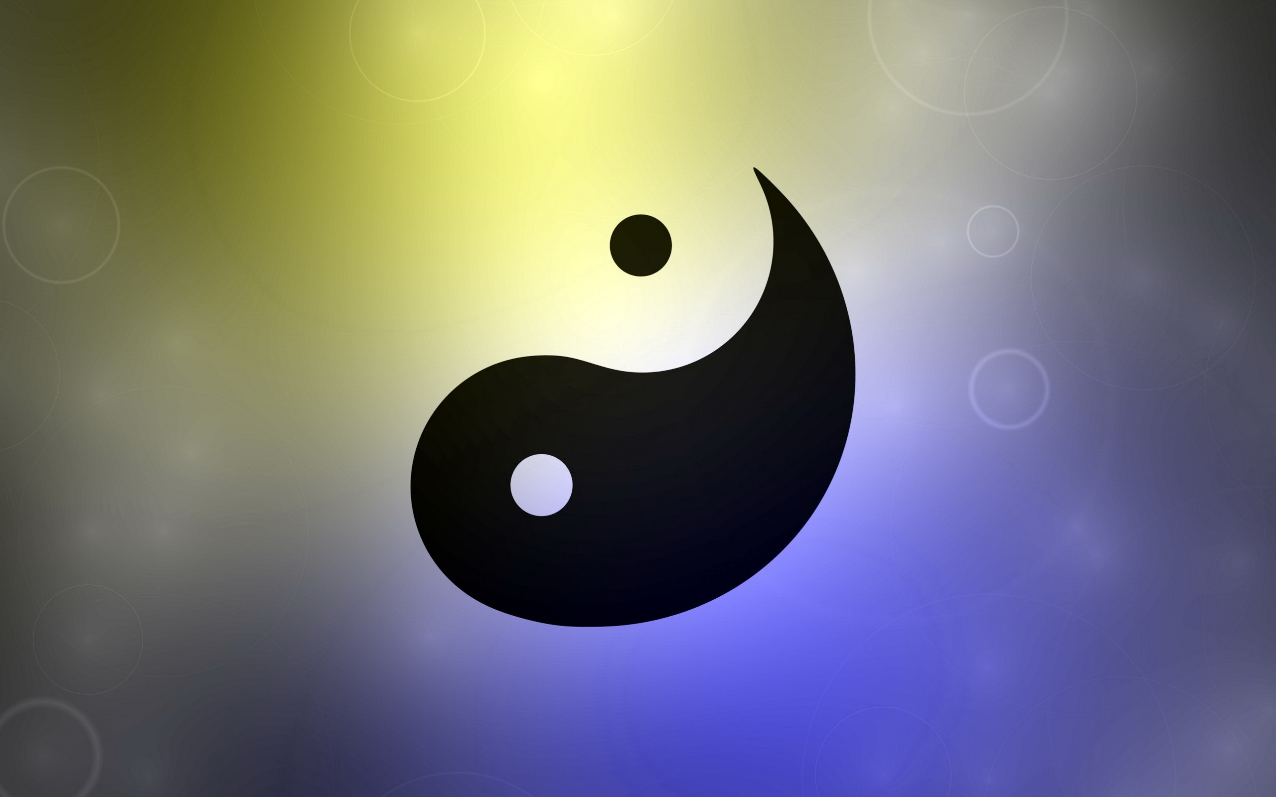 Yin Yang Galaxy Wallpapers