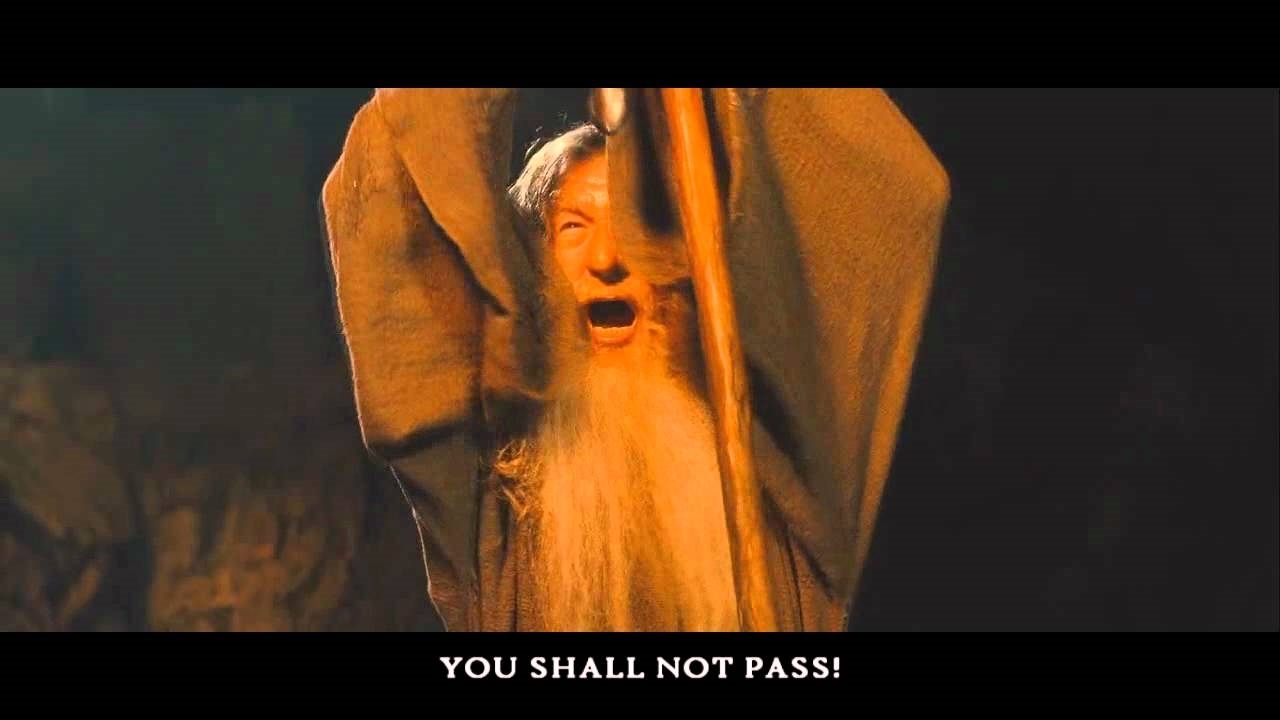 You Shall Not Pass Wallpapers