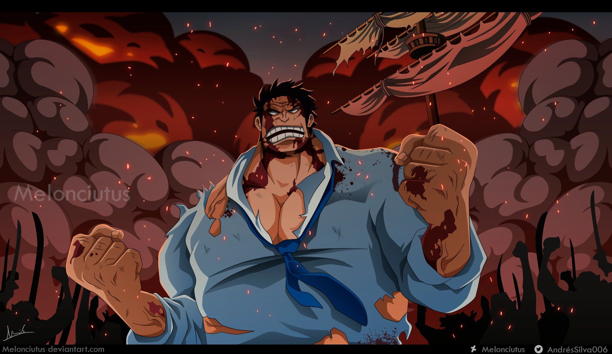 Young Monkey D Garp Wallpapers