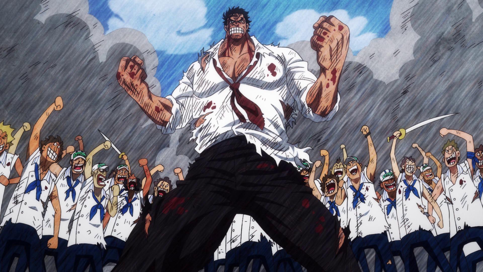 Young Monkey D Garp Wallpapers