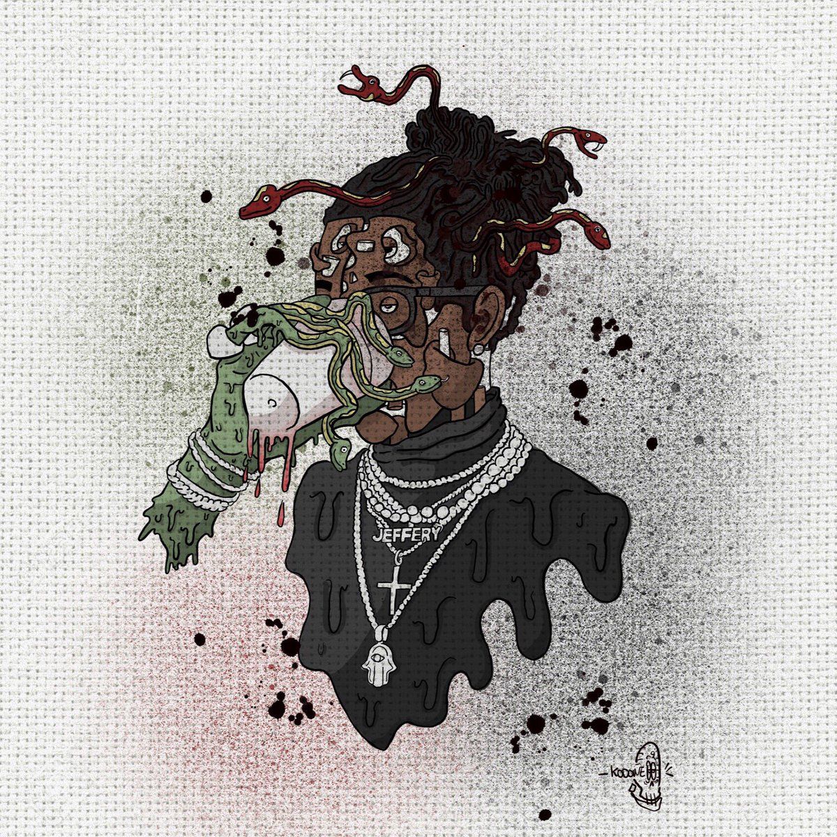 Young Thug Cartoon Wallpapers