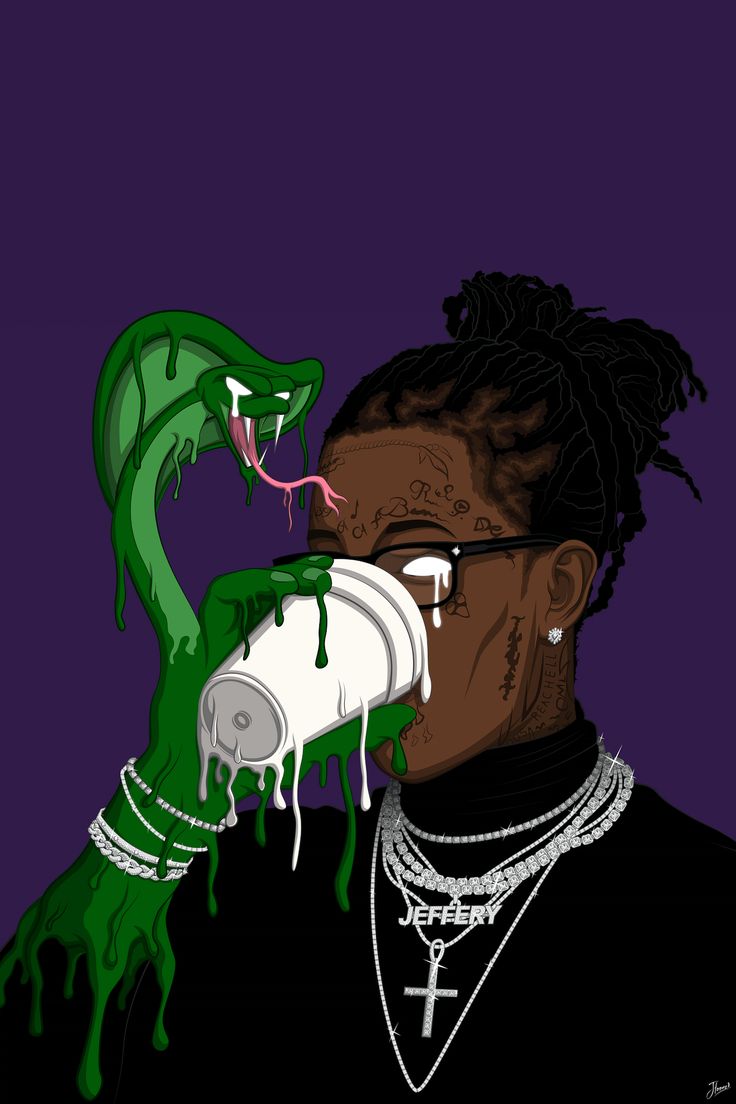 Young Thug Cartoon Wallpapers