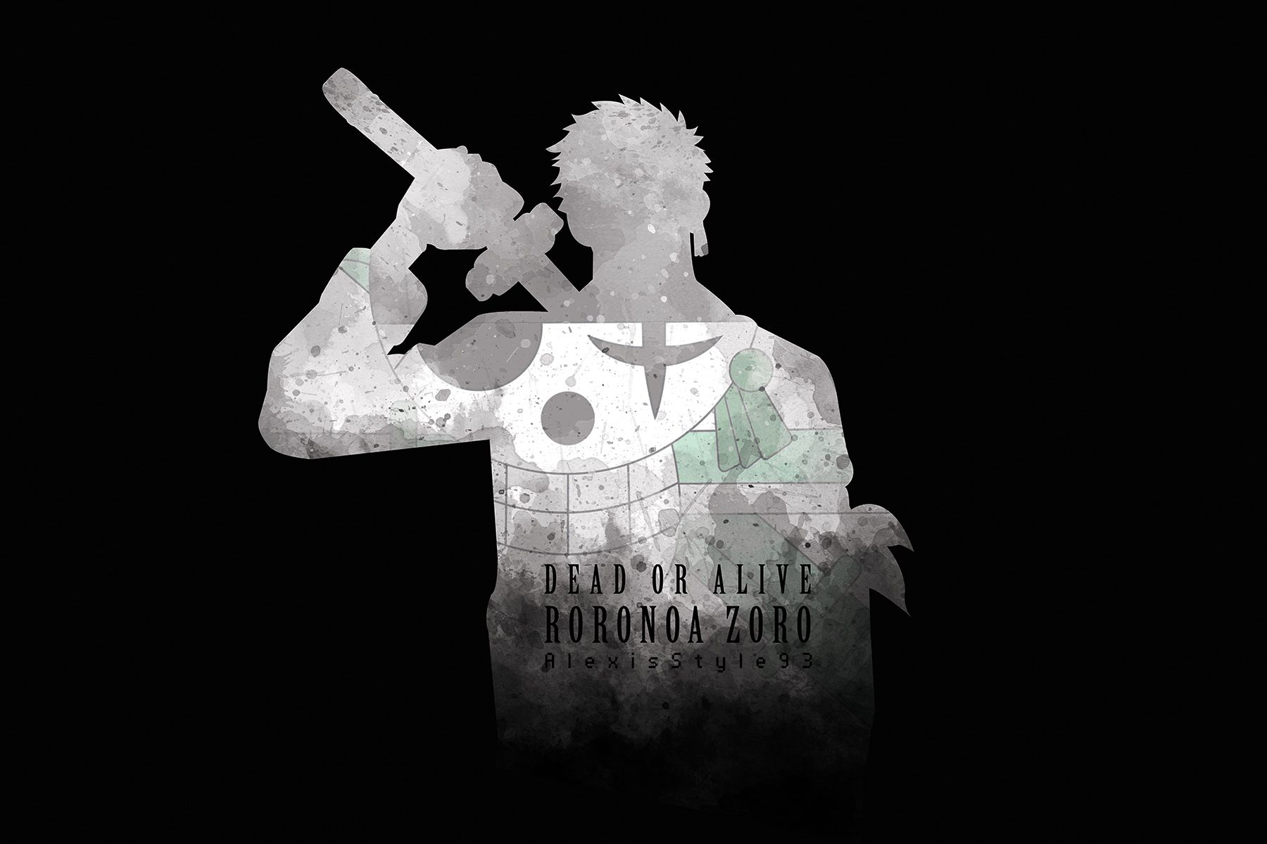 Zoro Black And White Wallpapers