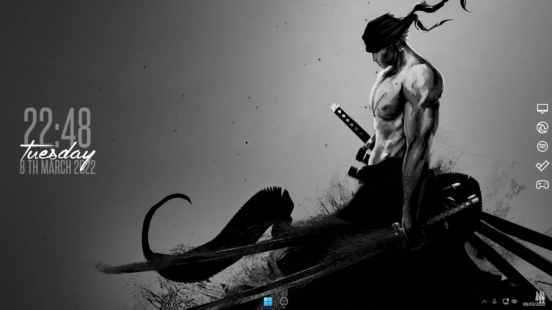 Zoro Black And White Wallpapers