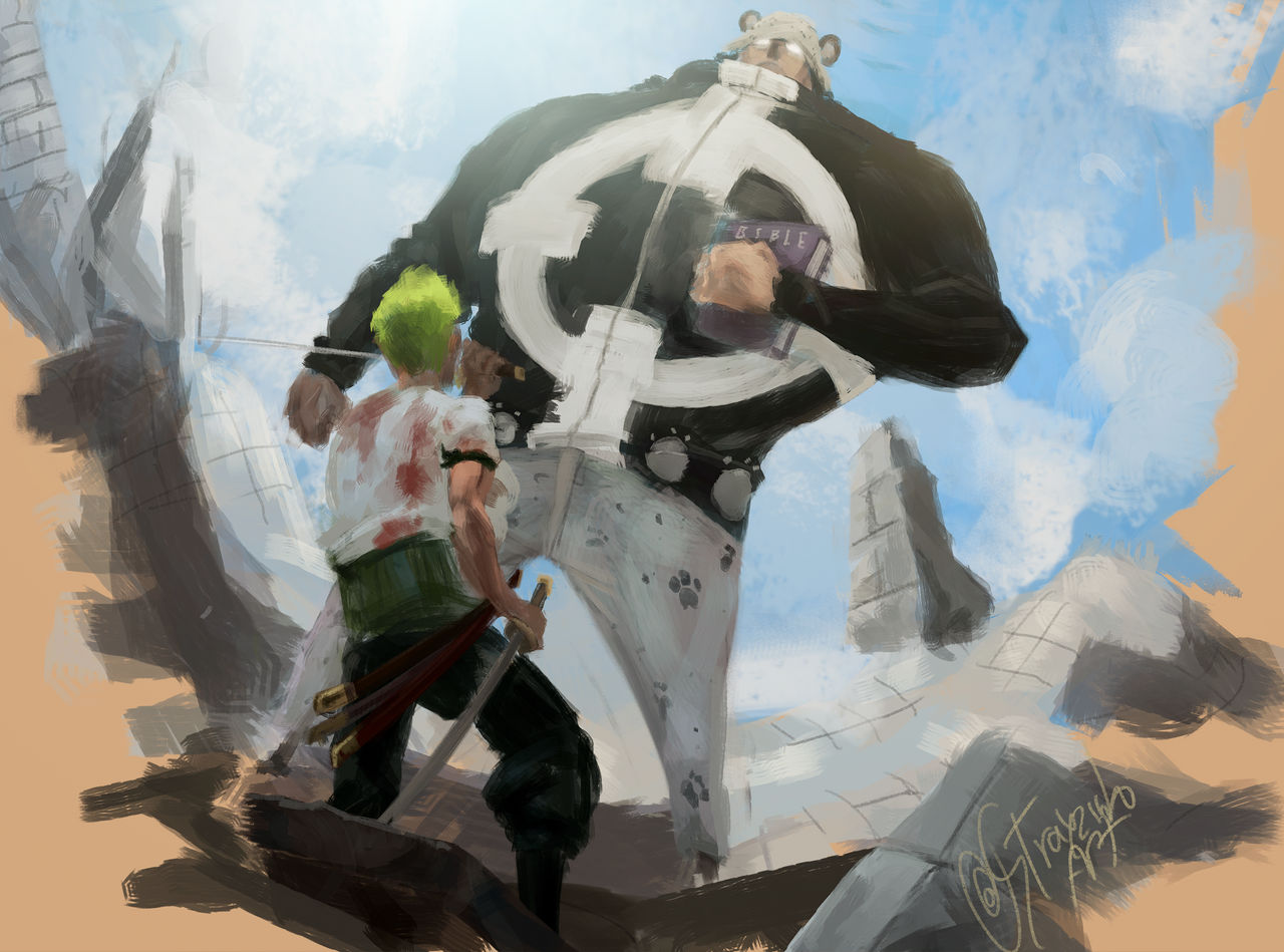 Zoro Vs Kuma Wallpapers