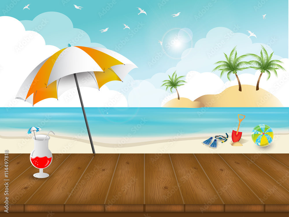 Beach Themed Backgrounds