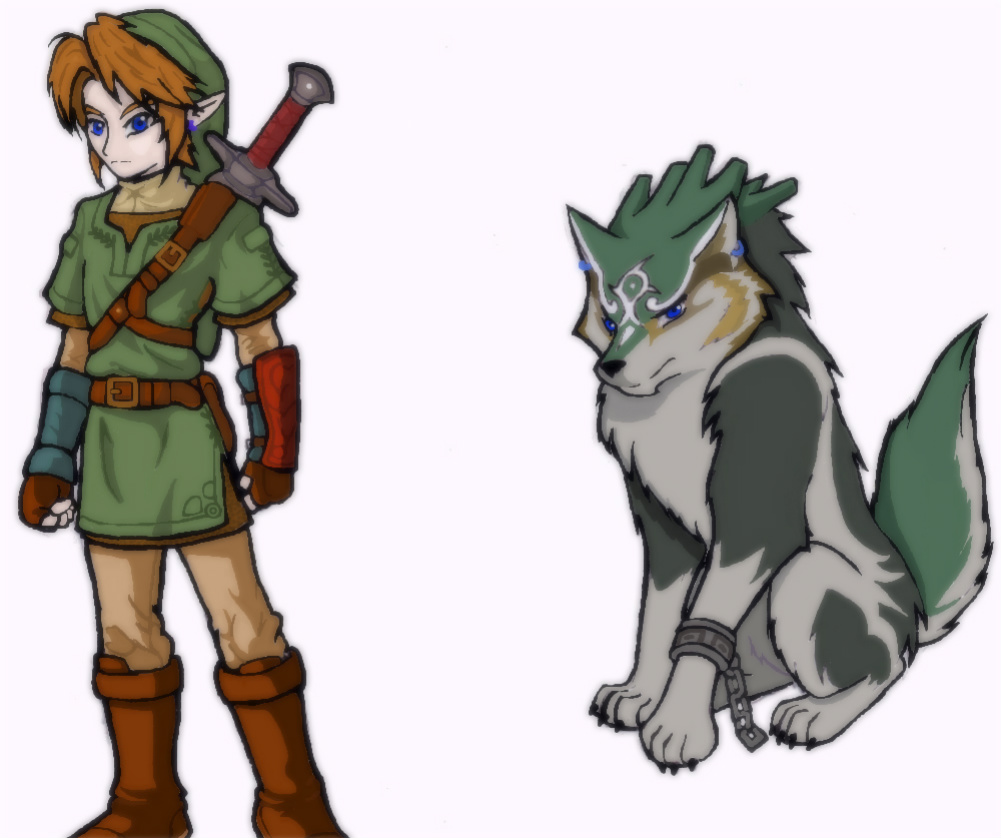 Wolf Link Background