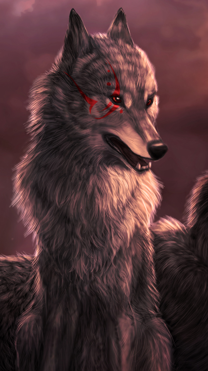 Wolf Phone Background