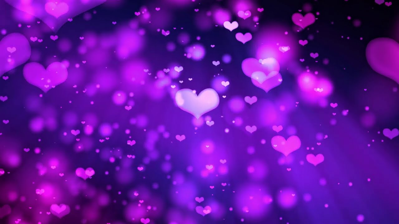 Pink And Purple Heart Backgrounds