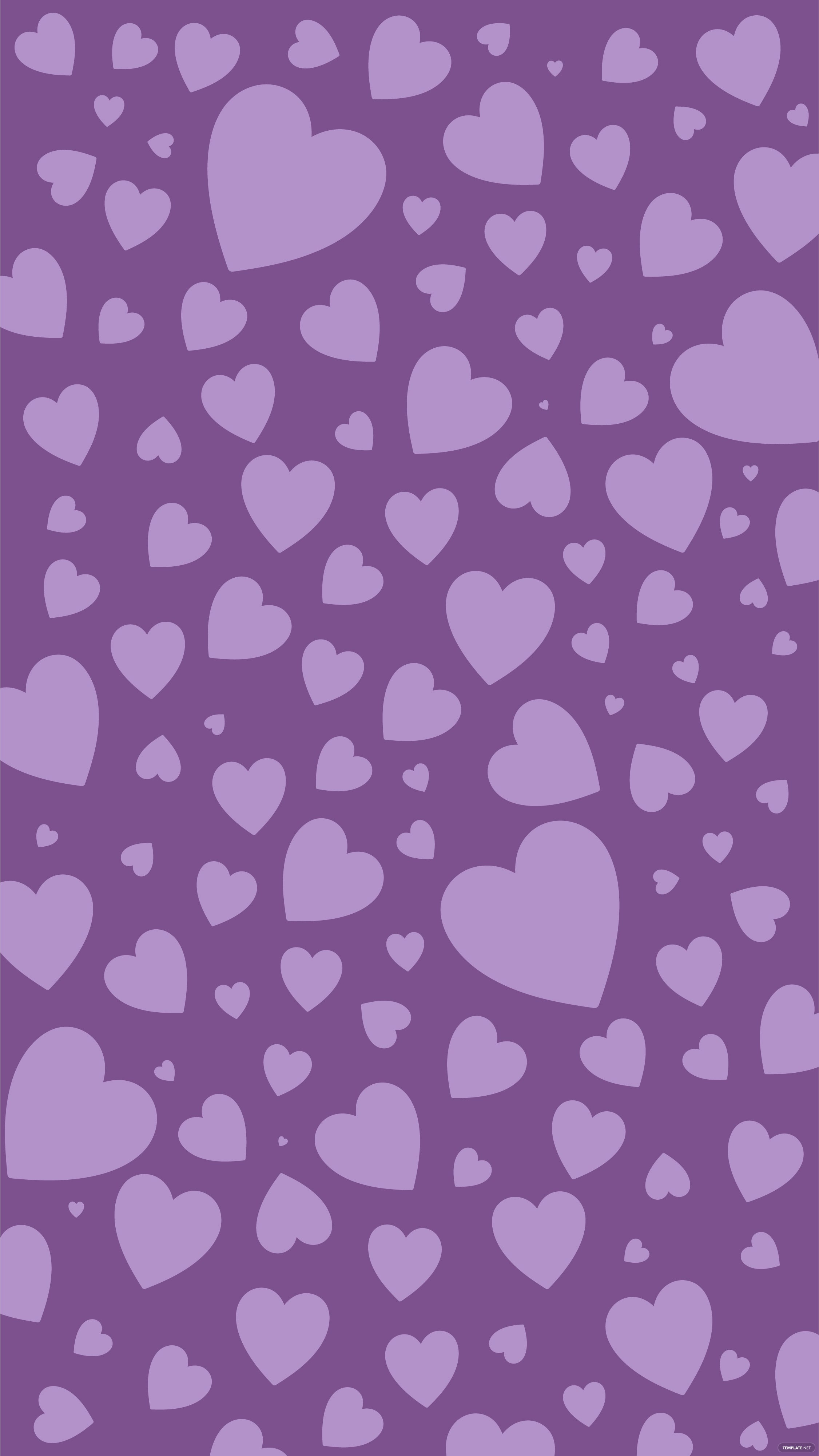 Pink And Purple Heart Backgrounds