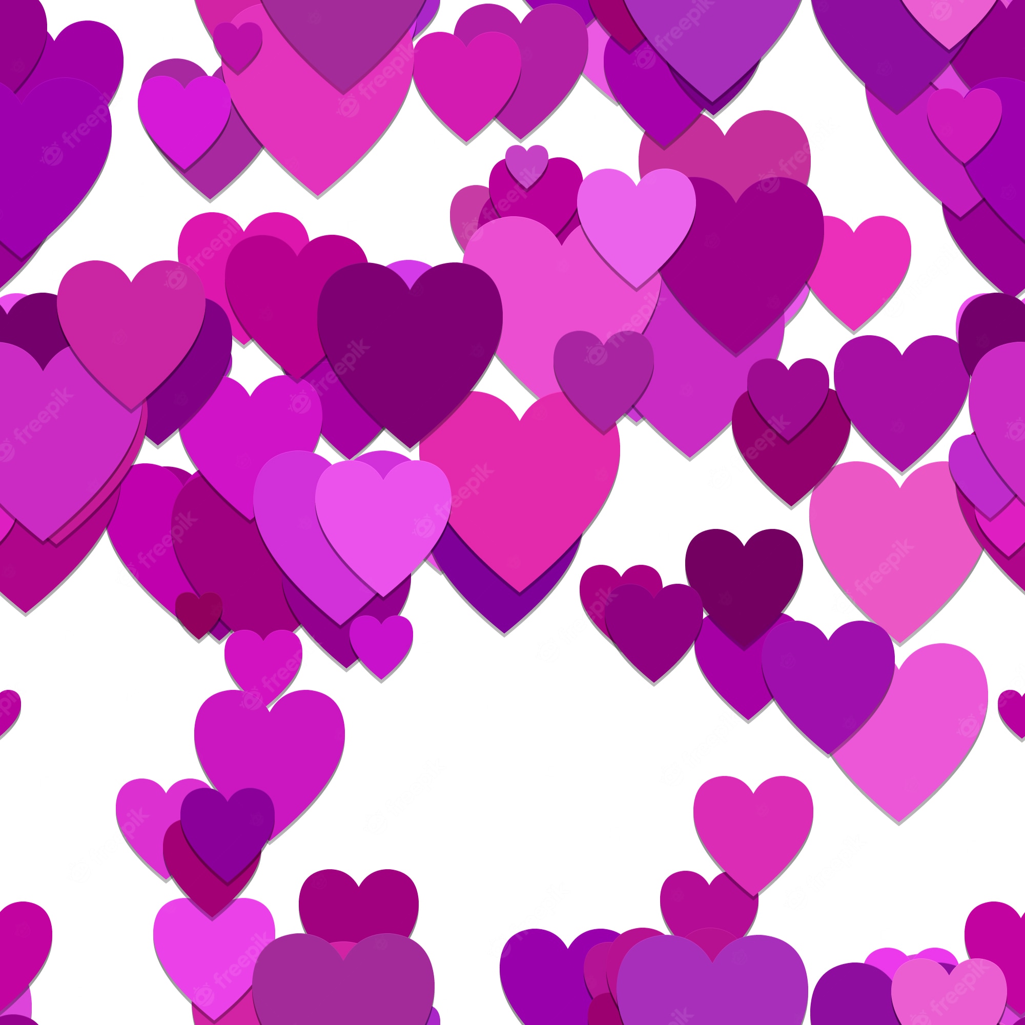 Pink And Purple Heart Backgrounds