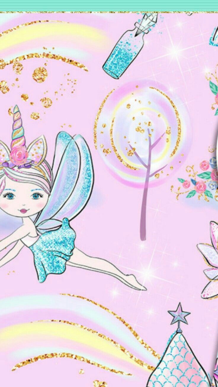 Pink Fairy Background