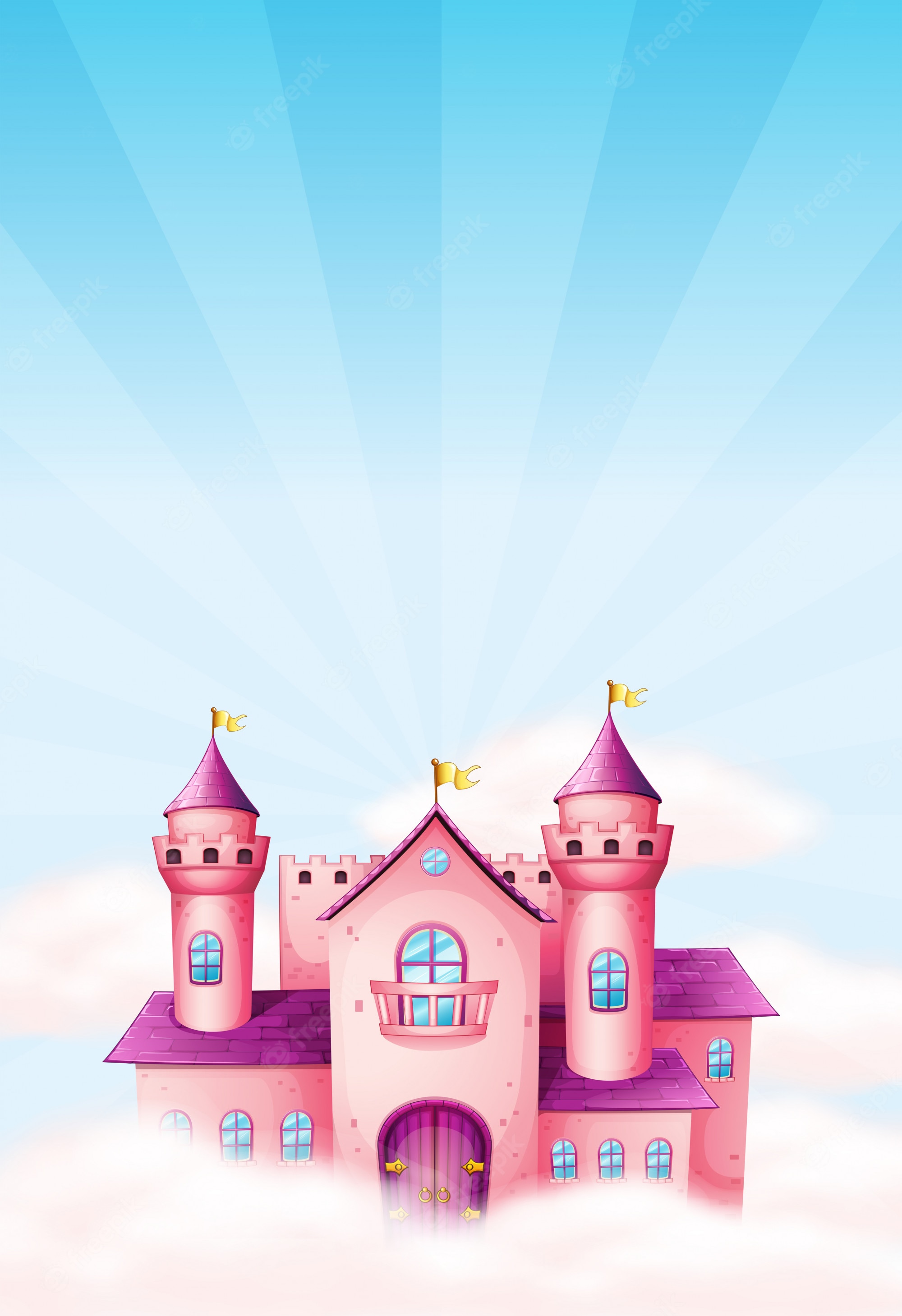 Pink Fairy Background