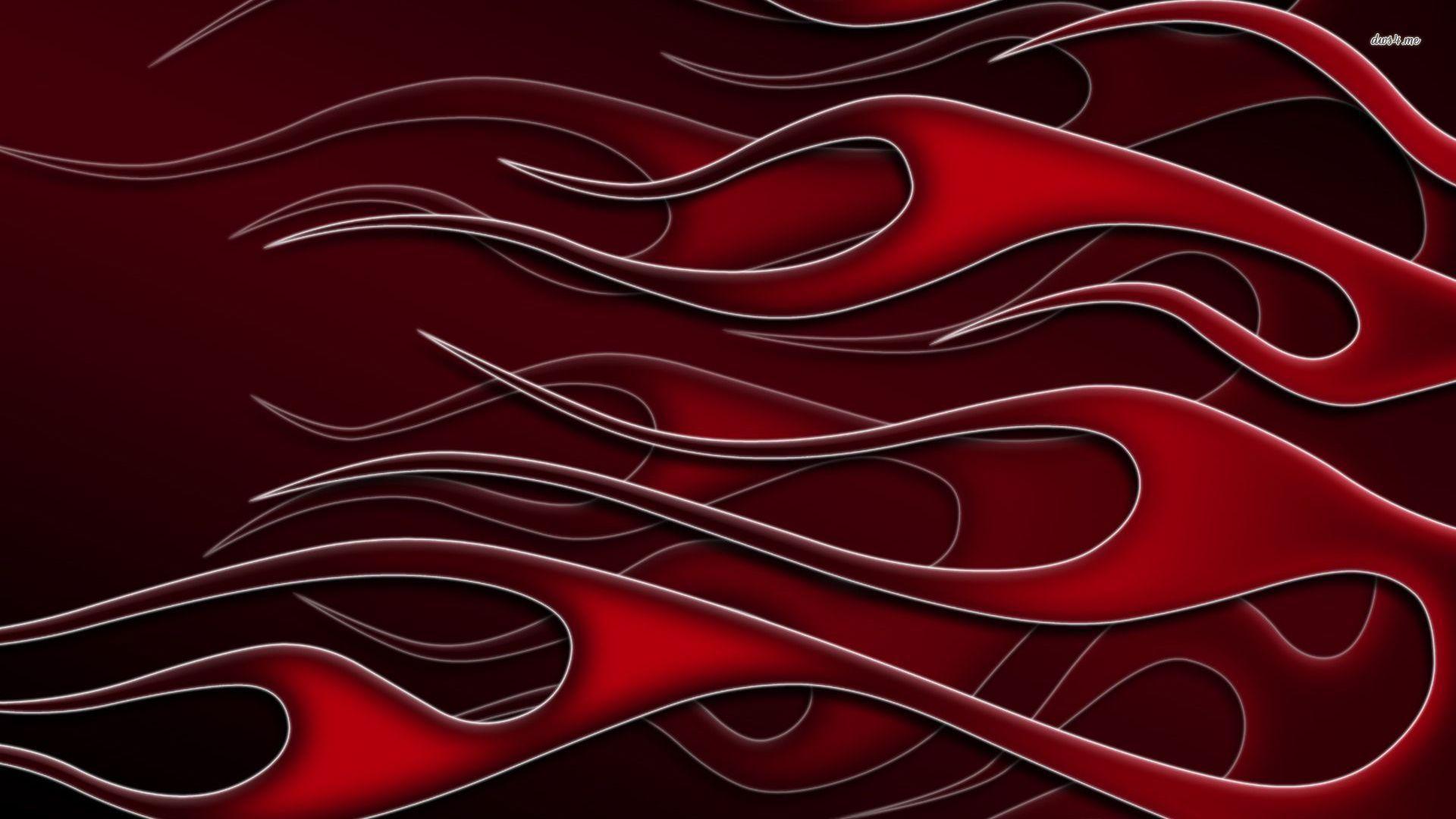 Red Flames Background