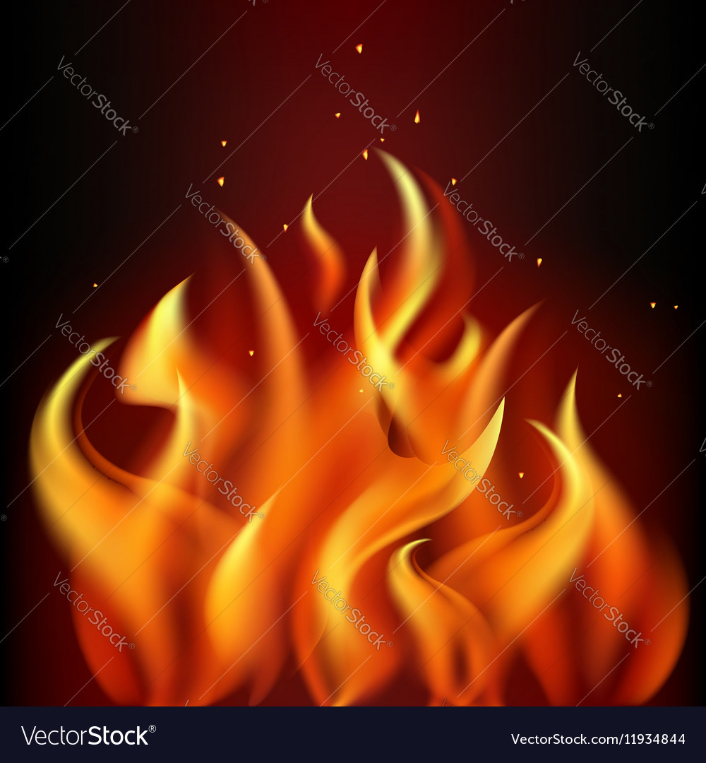 Red Flames Background