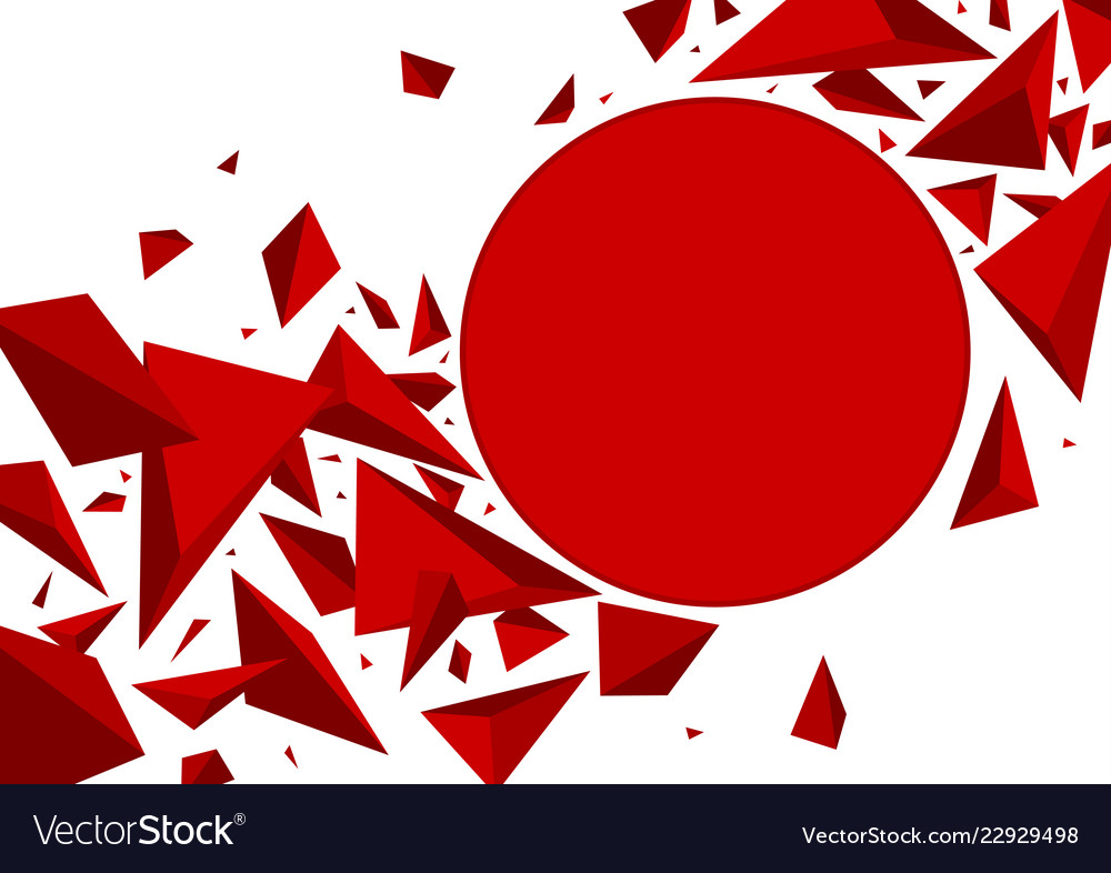 Abstract Red Design Background