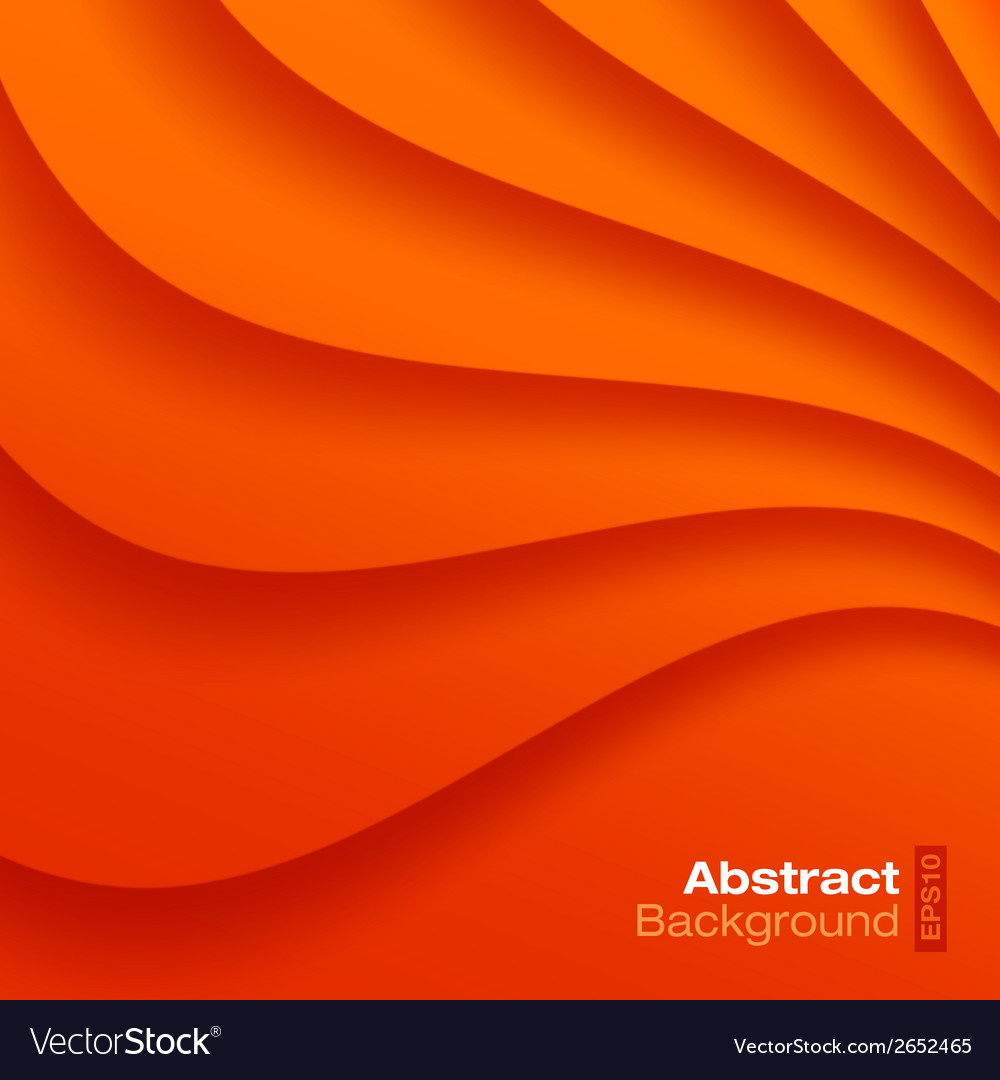 Wavy Orange Background