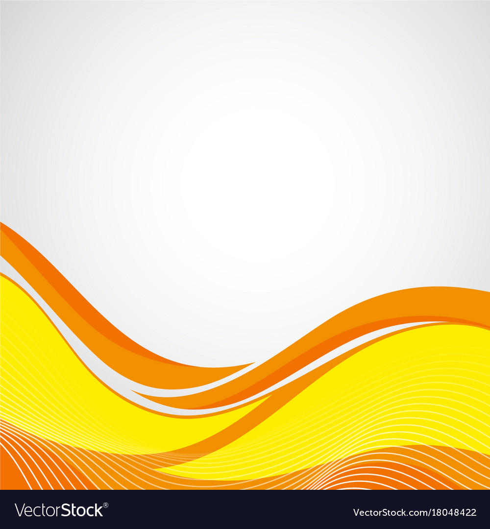 Wavy Orange Background