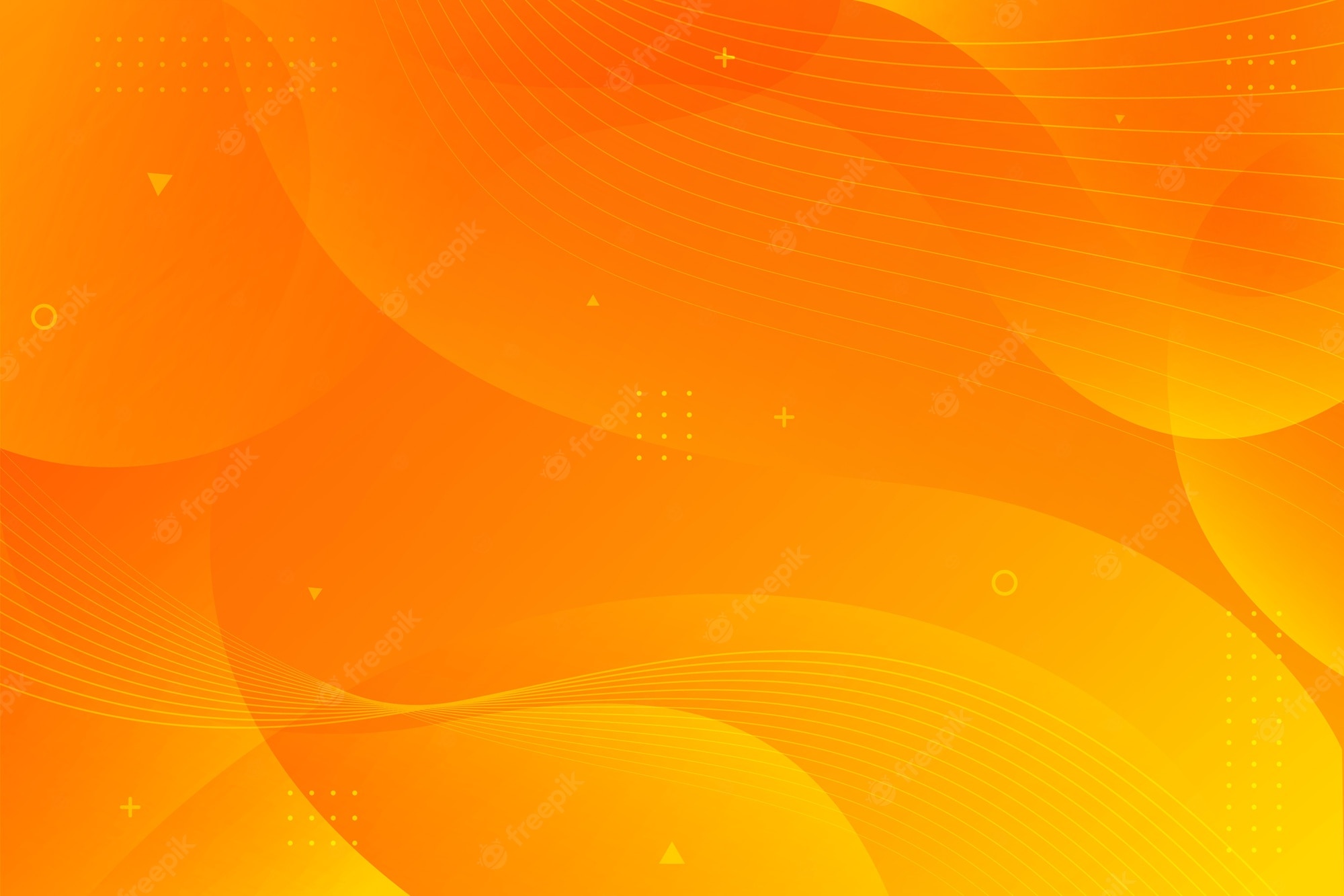 Wavy Orange Background