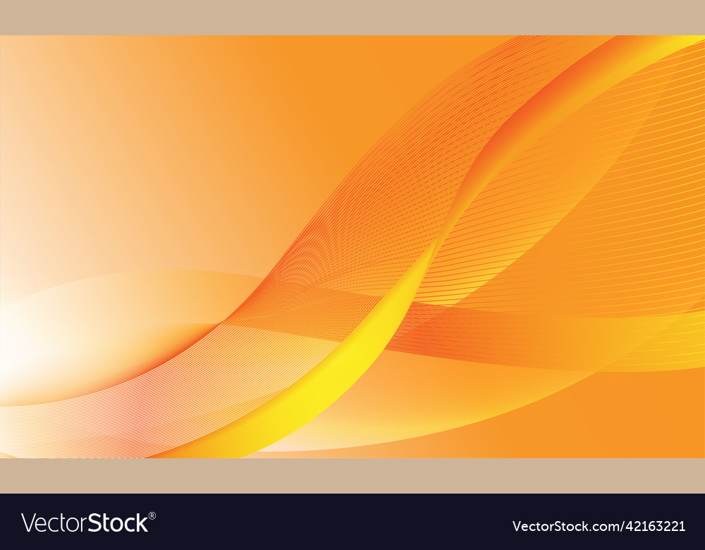 Wavy Orange Background