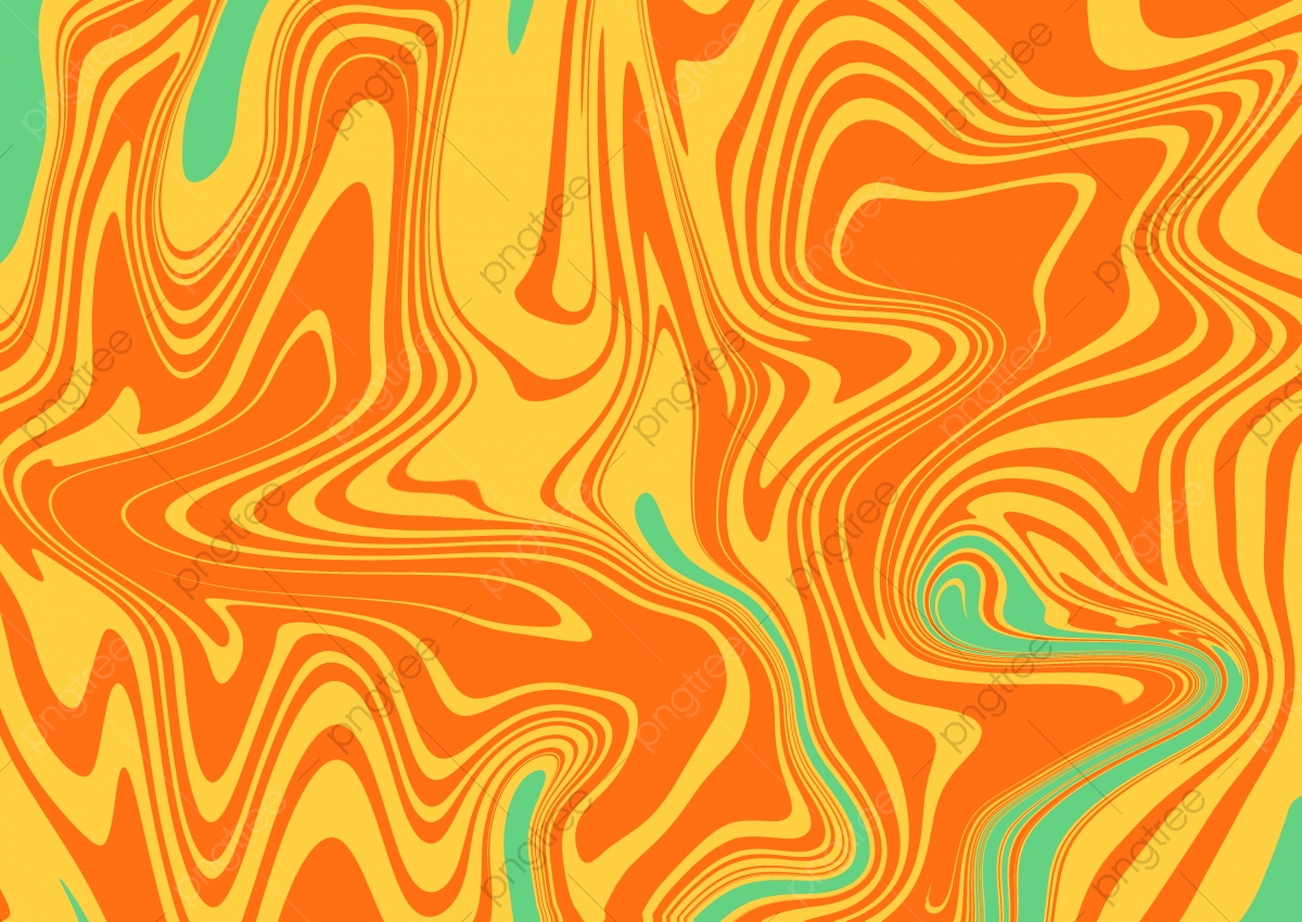 Wavy Orange Background