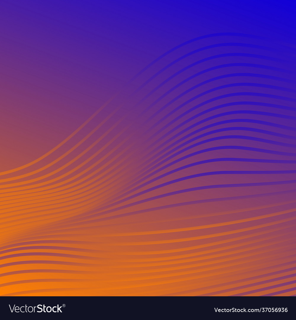 Wavy Orange Background