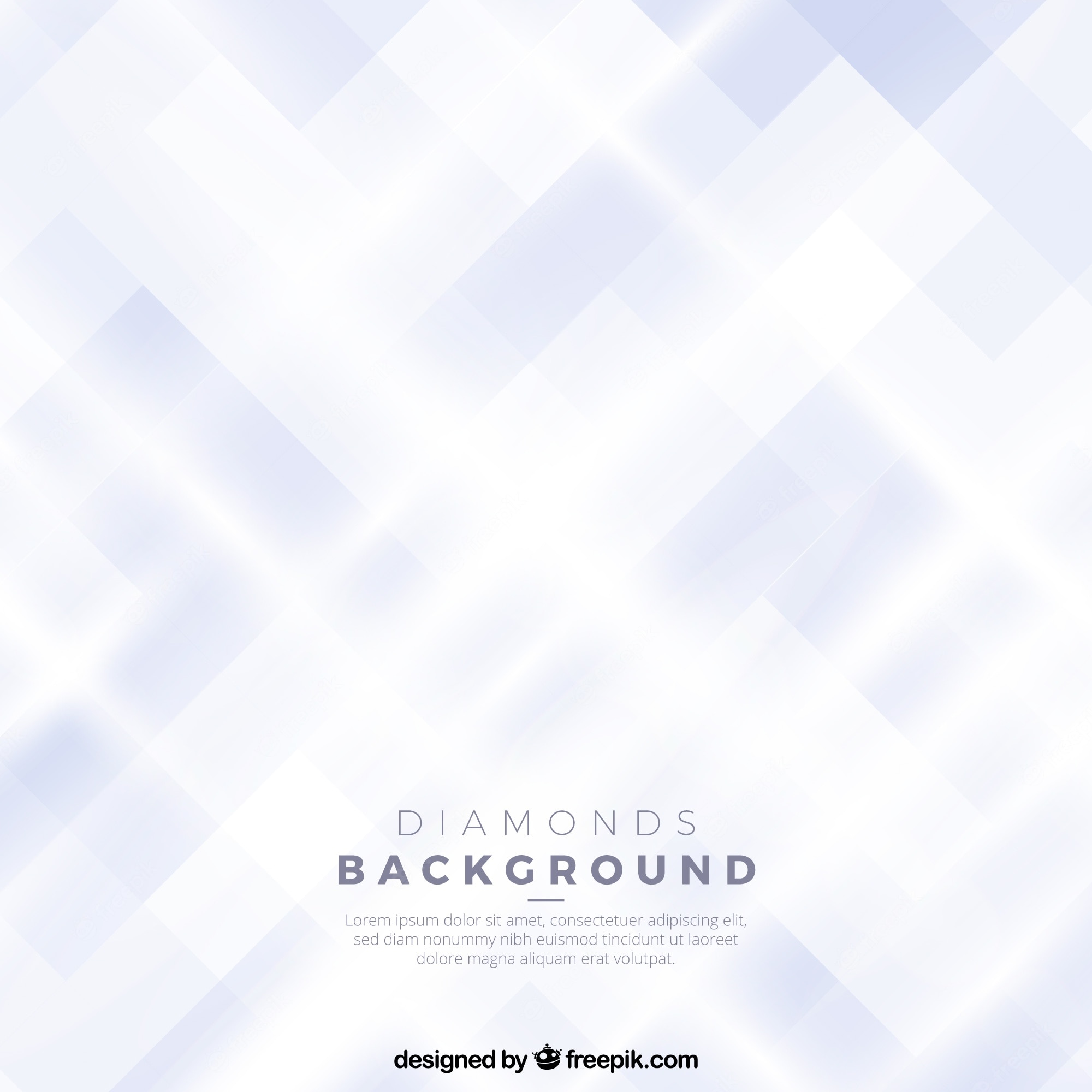 Abstract Diamond Background