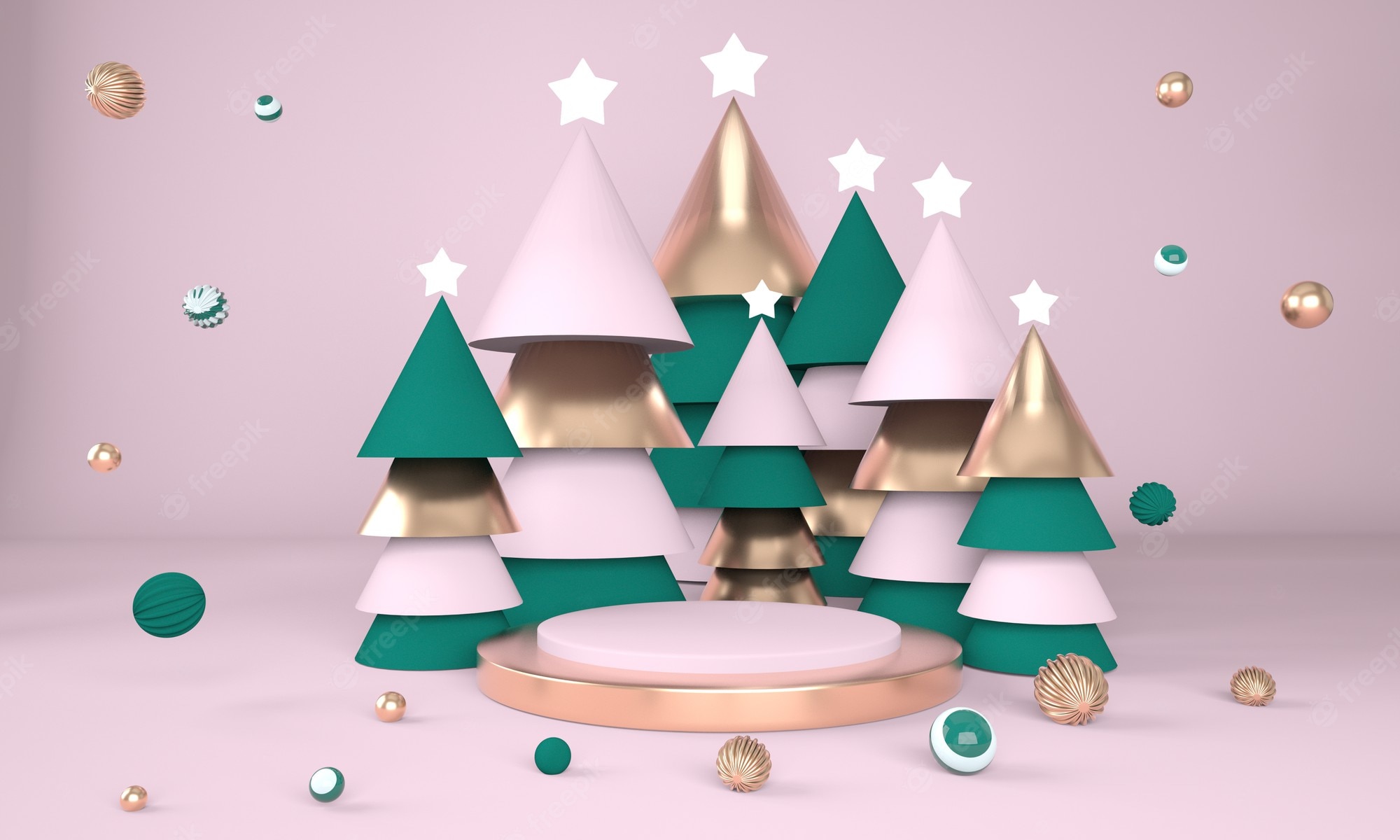 3D Christmas Backgrounds