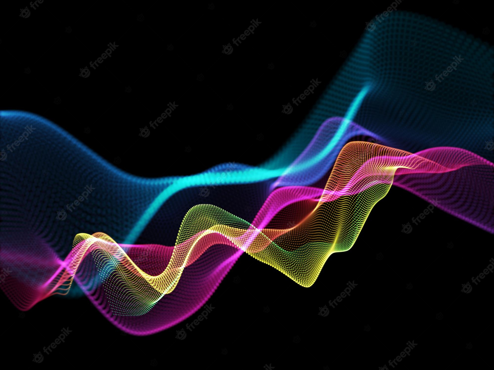3D Abstract Rainbow Backgrounds