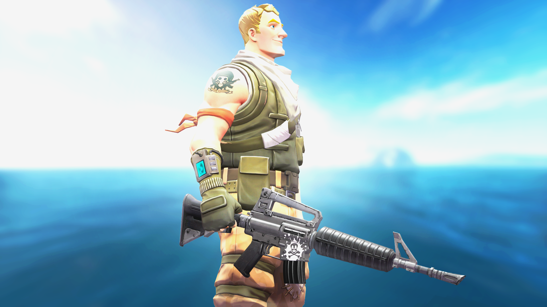 3D Fortnite Background