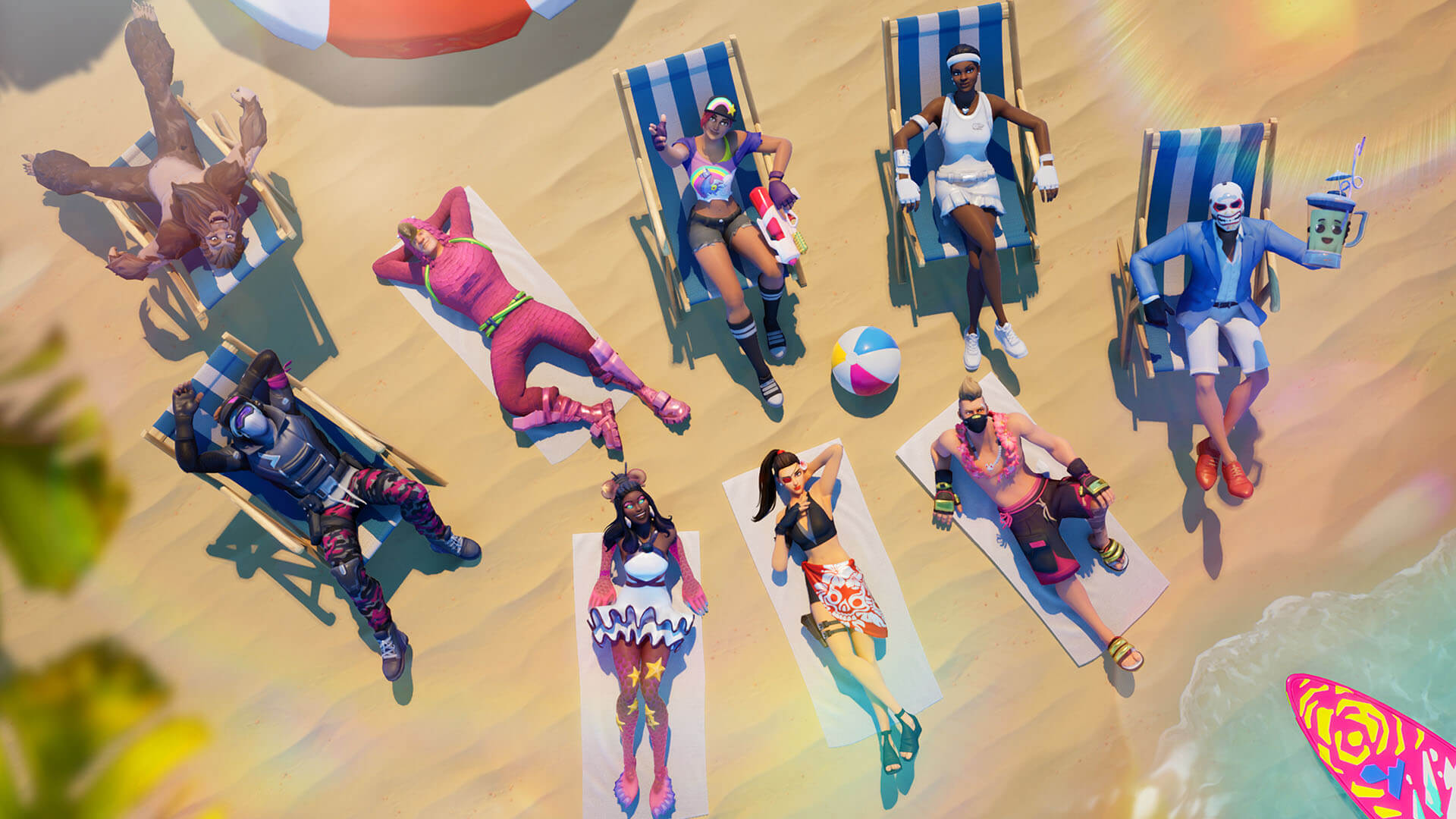 Fortnite Summer Background