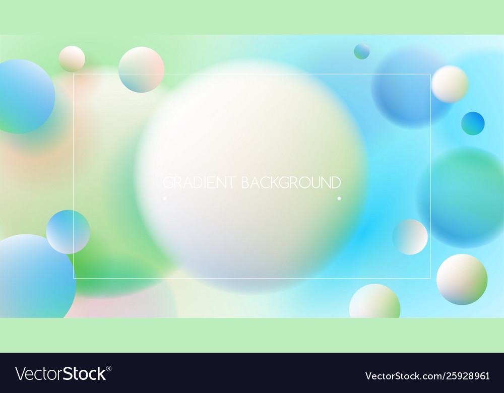 Blur Vibrant Gradient Background