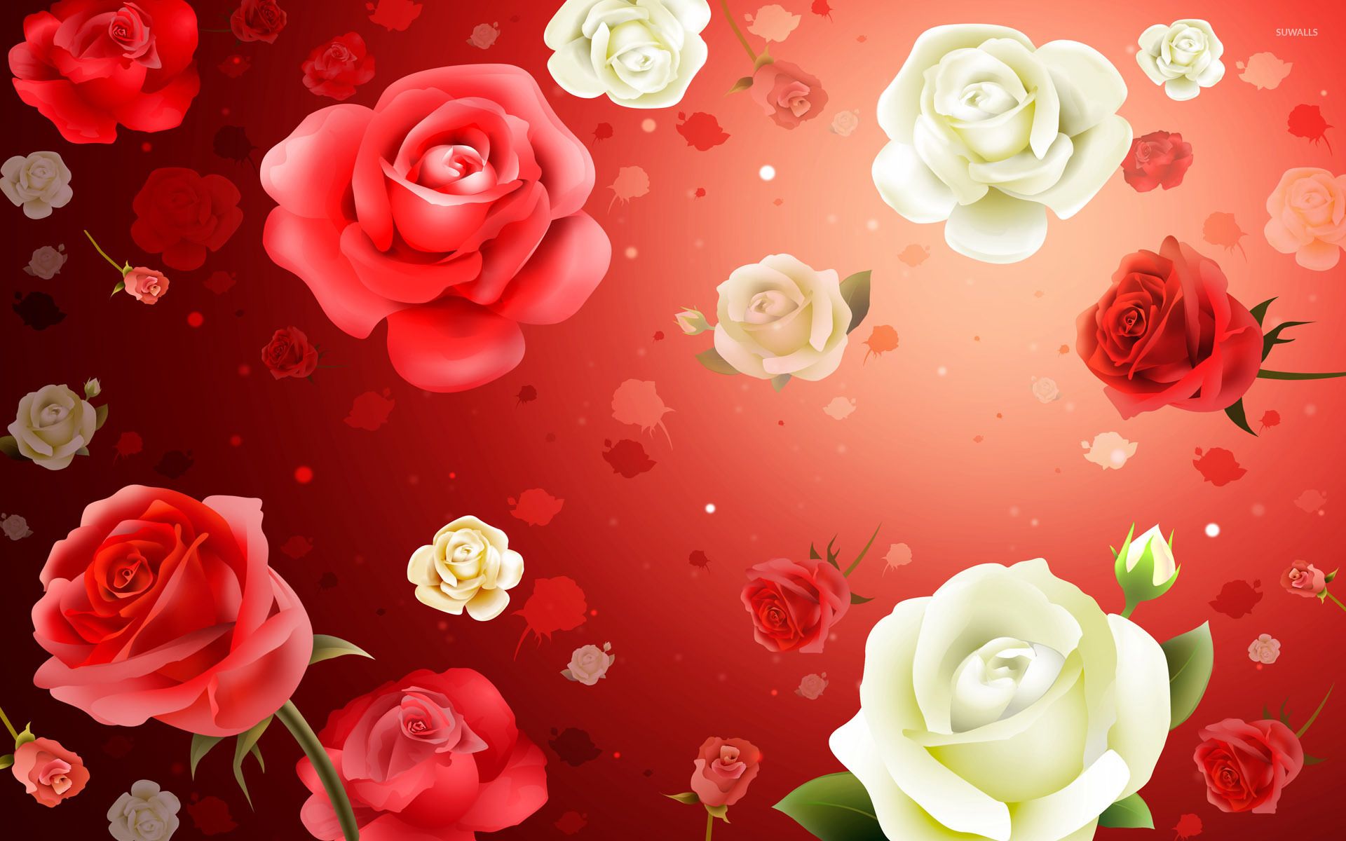 Anime Roses Background