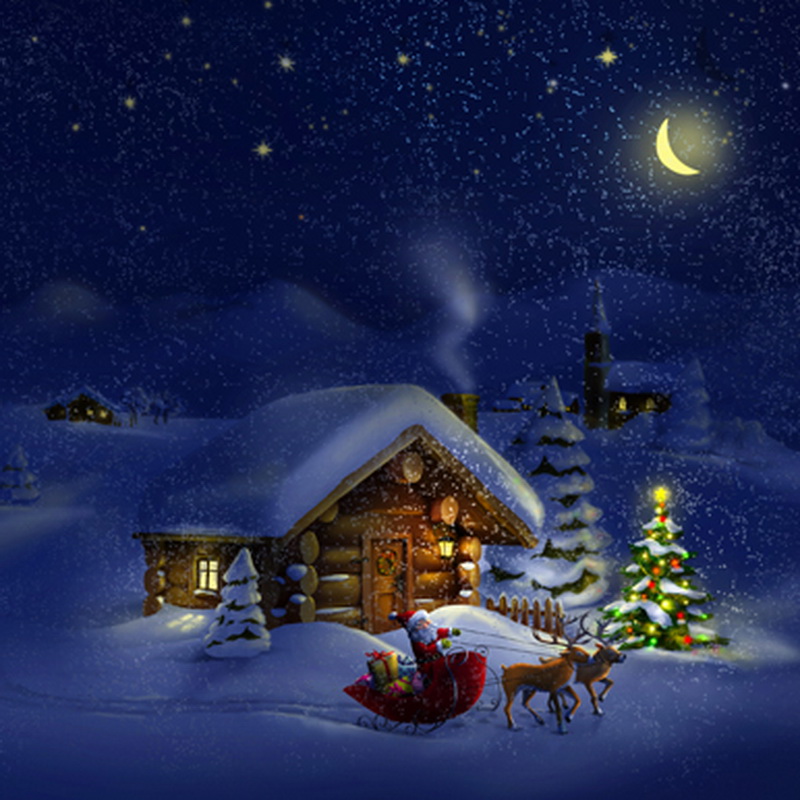 Christmas Village Background